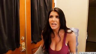 Makeup session turns into a hot and passionate encounter for Romi Rain and Brad Knight