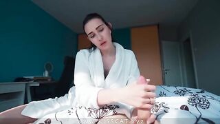 Young guy accidentally jerked in front of his stepmom, who got surprised