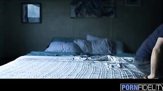 Redhead Lacy Lennon gets her pussy used hard by a horny guy