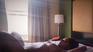Babe with a cute face has an intense orgasm, showcasing her skills