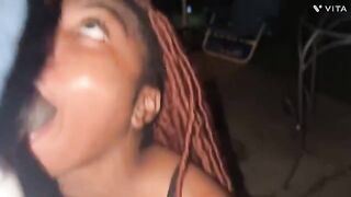 This ebony teeny is a total bitch in bed. She needs hard anal sex