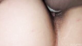 A Russian woman fucked by her husband and her lover in a threesome