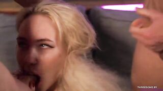 A blowjob with two guys at once is a great experience for a girl