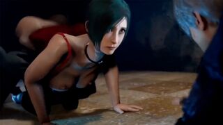 Ada Wong getting fucked in a unique 3D animation