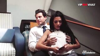 Great foursome with Alexa Tomas and Sicilia in hardcore action
