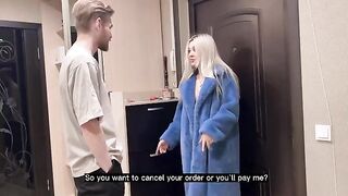A guy hired a prostitute, but his girlfriend unexpectedly came to the house