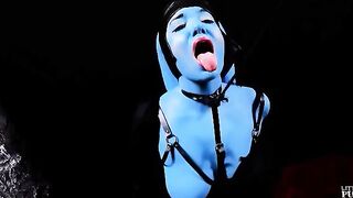 Alien Twi'lek gets trained to be a whore in this parody