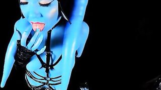 Alien Twi'lek gets trained to be a whore in this parody