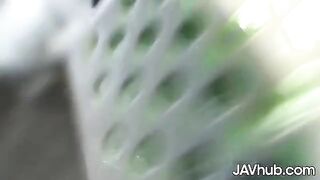 Two JAV girls Reika Ichinose and Mio Ozora are getting fucked by a group of men