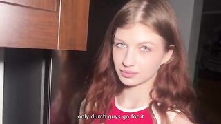 Redhead teen fucked hard by stepdad in taboo scene
