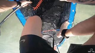 I met a cute girl on the beach and fucked her with my dick