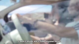 The guy made a prank with a public dick in front of passers-by on the street