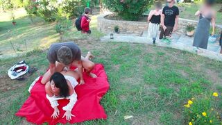 Sex on the meadow with a stranger, Alexandra Wett style - hardcore and boundary-pushing!