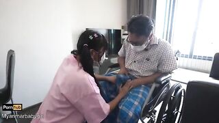 Do you give to all the suffering? - Exclusive Myanmar homemade sex