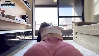 My ass was worked out by a personal trainer and ripped