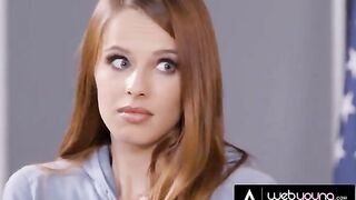A detective red-head is investigating a sex scandal in a college classroom