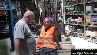 The old fart banged the climate activist, who was dressed in a funny way