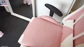 A stepsister asked her stepbrother to rate her blowjob skills as she cheated on her BF