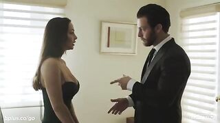 Abigail Mac’s bubble butt is being pounded by her old high school friend in a steamy scene