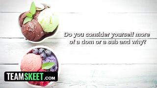 Jewelz Blu had an interview, then she got fucked for ice cream