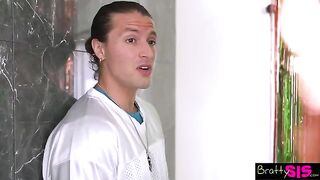 Lulu Chu asks Maria Kazi to taste her stepbro's cum
