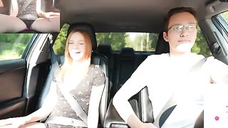 A surprise for Verlonis while driving with a remote toy