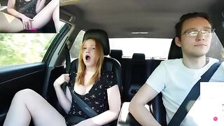 A surprise for Verlonis while driving with a remote toy