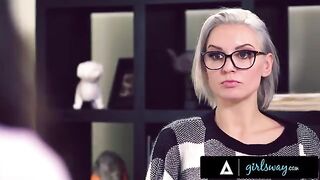 A busty therapist, Kenzie Taylor, helps an Asian couple with their marriage issues