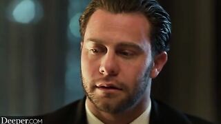 The man fucked the girl with big natural boobs hard