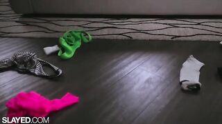 Two sporty lesbians Vanna and Alexis have a steamy encounter with toys