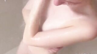 Short time sex after shower and massage over the couch