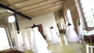 First timer Liya Silver gets fucked on her wedding day