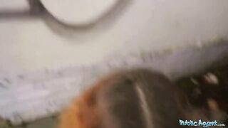 Public Agent Cheating wife Andrea Lapiedra gets fucked in public