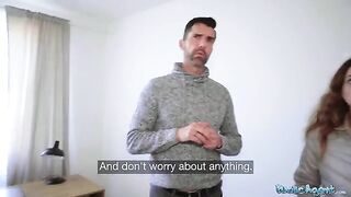 Public Agent Cheating wife Andrea Lapiedra gets fucked in public