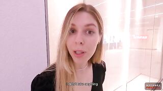 A thief tried to steal but was caught and fucked in the mall toilet
