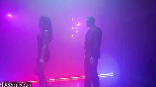 April gets gagged and dominated in a hardcore scene
