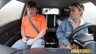 The worst student in the driving school, but an excellent mistress
