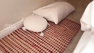I share a bed with my sister's best friend - a very hot girl