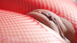 A close-up shot of a woman's pussy, showcasing Honey’s passionate allure