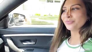 A cute girl, Gianna Dior, was picked up and fucked by a fan