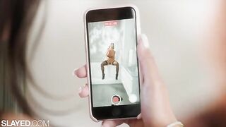 Queenie and Gianna make each other cum by scissoring and tongue fucking