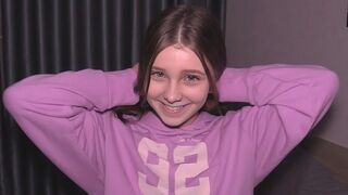 The cutie was fucked hard by a guy with a huge cock