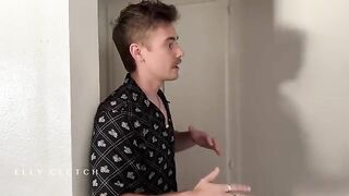 Two hot guys fucked my sister's friends on her bed, an intense scene