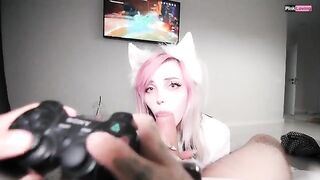I fucked my pretty stepbrother’s bitch while he played Genshin Impact