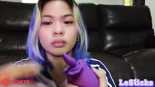 Playful Tina Slick got soaked with her Sohimi Rose vibrator