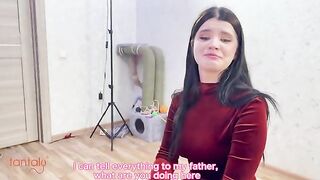 Just turned 18 and the stepmom fucks me with a sex doll