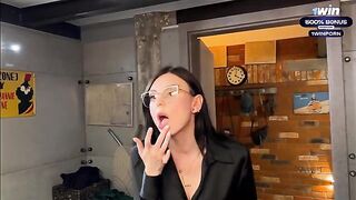 Spied on Eva Soda in the shower, got fucked by her