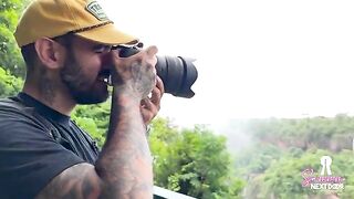 A hot waterfall experience with my girlfriend - SammmNextDoor Date Night