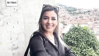 A girl has sex with her stepbrother's friend while riding a cable car
