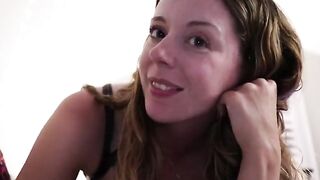 Nadia Fox gets fucked while reading, showcasing her hilarious orgasmic reactions